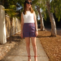 Outfit Post: 1950's Style High Waisted Shorts
